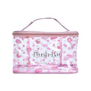 Bolsa de Viaje Extra Grande Transparente Cake Love