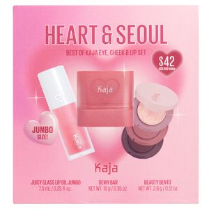 Kit de Maquillaje Heart & Seoul Best Of Kaja Eye, Cheek & Lip Set