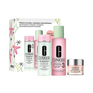 Kit de Cuidado de Piel 3 Pasos Rutinas Sencillas Piel Mixta y Grasa