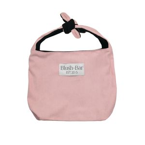 Bolsa de Cierre de Lazo para Aniversario #10 - Reversible Rosada y Negra