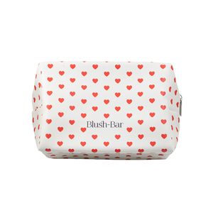 Bolsa de Viaje o Cosmetiquera Corazones Rojos