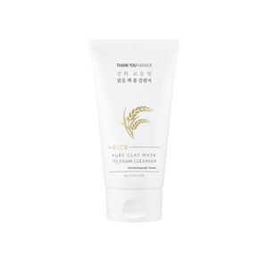 Limpiadora Rice Pure Clay Mask to Foam Cleanser